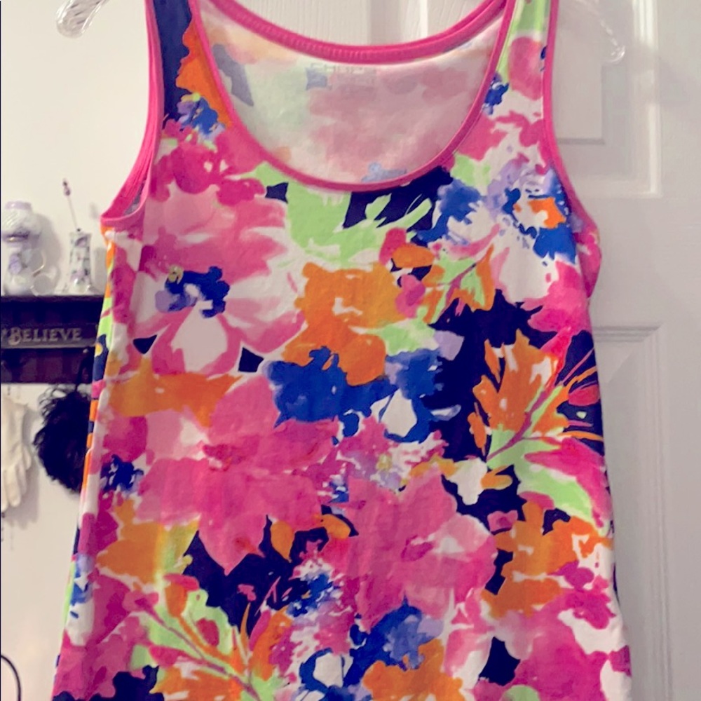 Chaps flowered tank